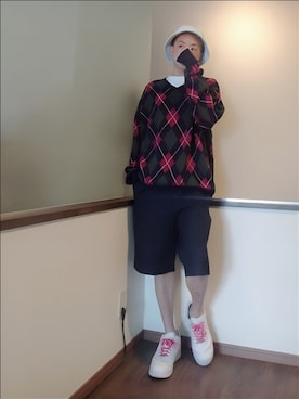 「Drew House（ドリューハウス）のアイテム」を使った、P３さん（メンズ・178cm）の春コーディネート