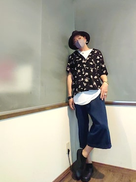 「CASPER JOHN AIVER（キャスパージョンアイバー）のアイテム」を使った、P３さん（メンズ・178cm）の夏コーディネート