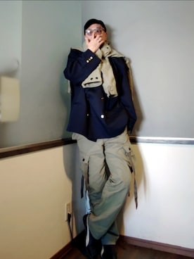 P３さん（メンズ・178cm）の春コーディネート