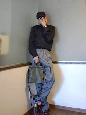 P３さん（骨格ナチュラル・メンズ・178cm）の秋コーディネート