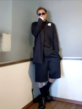 「JULIUS（ユリウス）のアイテム」を使った、P３さん（メンズ・178cm）の秋コーディネート