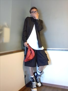 「アイテム（パンツ）」を使った、P３さん（メンズ・178cm）の夏コーディネート