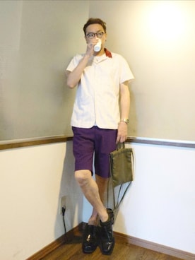 「L.H.P（エルエイチピー）のアイテム」を使った、P３さん（メンズ・178cm）の夏コーディネート