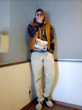 「BAL(バル)のアイテム」を使った、P3さん(メンズ・178cm)の春コーディネート