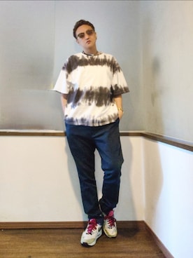 「NEIL BARRETT（ニールバレット）のアイテム（アクセサリー）」を使った、P３さん（メンズ・178cm）の夏コーディネート
