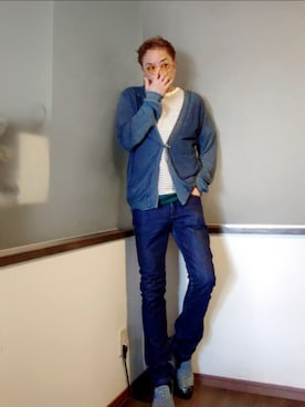 「アイテム（パンツ）」を使った、P３さん（メンズ・178cm）の夏コーディネート