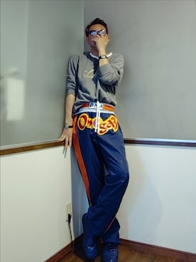 「Undercoverism（アンダーカバイズム）のアイテム（スウェット）」を使った、P３さん（メンズ・178cm）の夏コーディネート