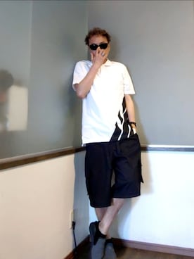 「Y-3（ワイスリー）のアイテム」を使った、P３さん（メンズ・178cm）の夏コーディネート