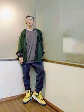 「AIVER（アイバー）のアイテム（ジャケット/アウター）」を使った、P３さん（メンズ・178cm）の秋コーディネート