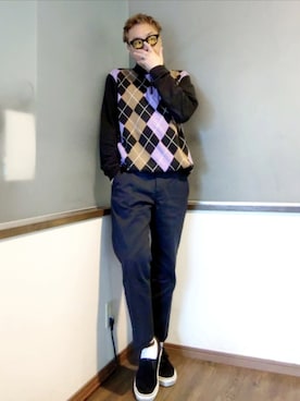 「AlexanderLeeChang(アレキサンダーリーチャン)のアイテム」を使った、P3さん(メンズ・178cm)の夏コーディネート