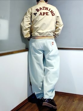 P３さん（骨格ナチュラル・メンズ・178cm）の秋コーディネート