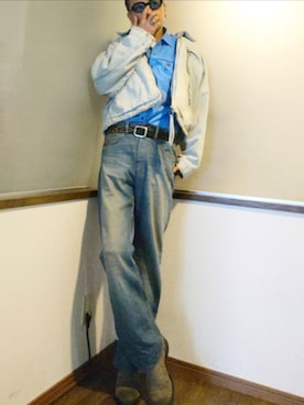 「McQ（マックキュー）のアイテム」を使った、P３さん（メンズ・178cm）の秋コーディネート