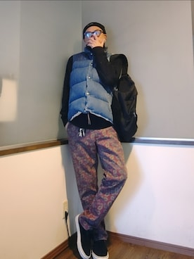 「アイテム（ジャケット/アウター）」を使った、P３さん（メンズ・178cm）の秋コーディネート