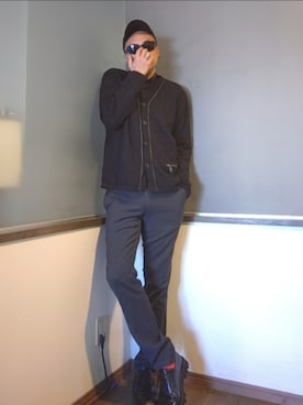 「アイテム（シューズ）」を使った、P３さん（メンズ・178cm）の秋コーディネート