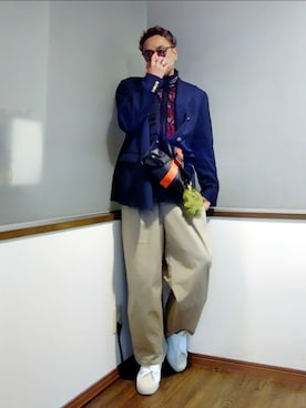 P３さん（メンズ・178cm）の秋コーディネート