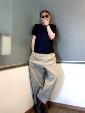 「AMBUSH(アンブッシュ)のアイテム」を使った、P3さん(メンズ・178cm)の夏コーディネート