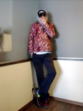 「UNDERCOVER（アンダーカバー）のアイテム」を使った、P３さん（メンズ・178cm）の春コーディネート