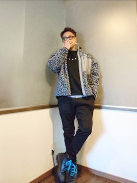 「AMBUSH（アンブッシュ）のアイテム（シューズ）」を使った、P３さん（メンズ・178cm）の秋コーディネート