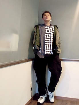 P３さん（メンズ・178cm）の春コーディネート