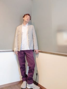 「Undercoverism（アンダーカバイズム）のアイテム（ジャケット/アウター）」を使った、P３さん（メンズ・178cm）の夏コーディネート