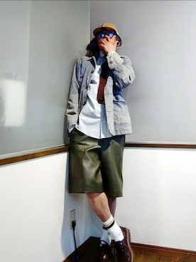 「アイテム（フォーマルスーツ/小物）」を使った、P３さん（メンズ・178cm）の秋コーディネート