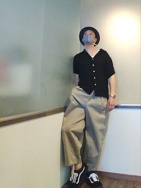 「DETAILS（ディテールズ）のアイテム」を使った、P３さん（メンズ・178cm）の夏コーディネート