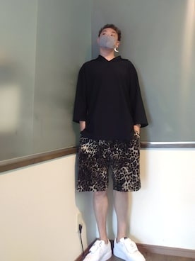 「アイテム（ドレスシューズ）」を使った、P３さん（メンズ・178cm）の夏コーディネート