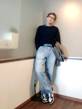 「GDC（ジーディーシー）のアイテム（ジャケット/アウター）」を使った、P３さん（メンズ・178cm）の春コーディネート