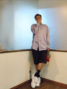 「PEACEMINUSONE（ピースマイナスワン）のアイテム」を使った、P３さん（メンズ・178cm）の秋コーディネート