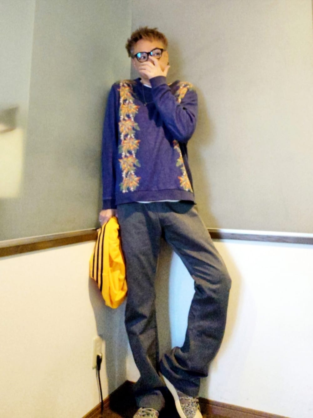 P３さんの「adidas BB TRACKTOP / アディダス ベッケンバウアー トラックトップ（adidas）」を使ったコーディネートの1枚目の写真