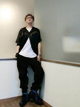 「CASPER JOHN AIVER（キャスパージョンアイバー）のアイテム」を使った、P３さん（メンズ・178cm）の夏コーディネート