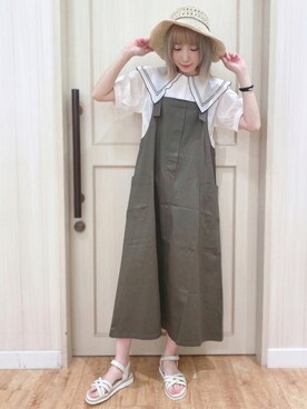 RA★SEさん（レディース・162cm）の夏コーディネート