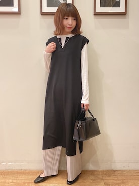 RA★SEさん（レディース・162cm）の冬コーディネート