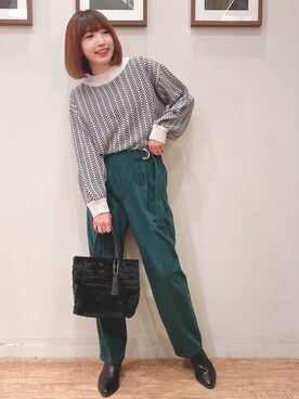 RA★SEさん（レディース・162cm）の冬コーディネート