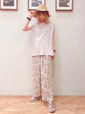 RA★SEさん（レディース・162cm）の夏コーディネート