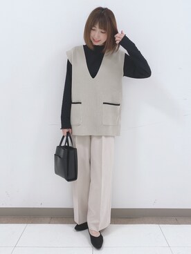 RA★SEさん（レディース・162cm）の冬コーディネート