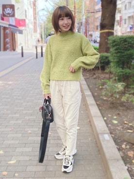 「+diana（プラスダイアナ）のアイテム」を使った、RA★SEさん（レディース・162cm）の秋コーディネート