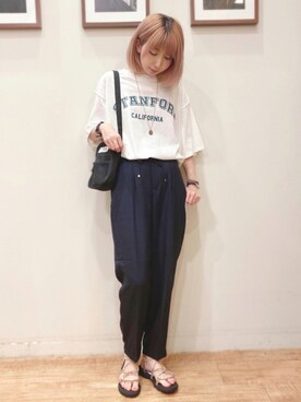 RA★SEさん（レディース・162cm）の夏コーディネート