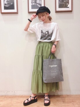 RA★SEさん（レディース・162cm）の夏コーディネート