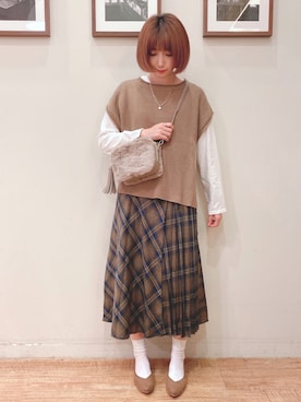 RA★SEさん（レディース・162cm）の秋コーディネート