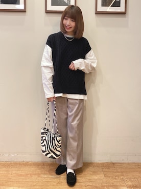 RA★SEさん（レディース・162cm）の冬コーディネート