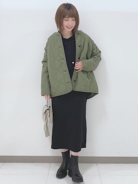 「アイテム（ブルゾン）」を使った、RA★SEさん（レディース・162cm・30代）の秋コーディネート