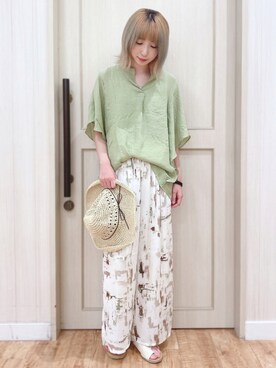 RA★SEさん（レディース・162cm）の夏コーディネート