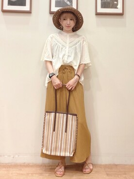 RA★SEさん（レディース・162cm）の夏コーディネート