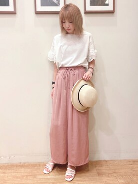 RA★SEさん（レディース・162cm）の夏コーディネート