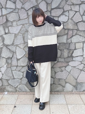「DRESKIP（ドレスキップ）のアイテム（バッグ）」を使った、RA★SEさん（レディース・162cm）の冬コーディネート