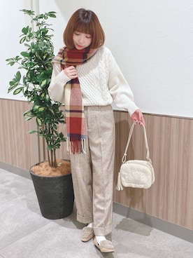 RA★SEさん（レディース・162cm）の冬コーディネート