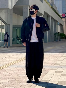 「alpha」｜「アイテム（その他）」を使った、Renjiさん（メンズ・173cm）の秋コーディネート