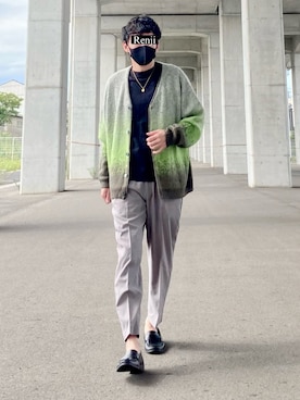 「POLICE（ポリス）の【POLICE】ポリス ＜piccolo collection＞ TOKEN ネックレス（ネックレス）」を使った、Renjiさん（メンズ・173cm）の秋コーディネート