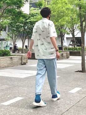 「SonnyLabel」｜「アイテム（その他）」を使った、Renjiさん（メンズ・173cm）の夏コーディネート